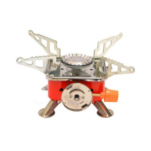 Portable Gas Stove Square-Shaped Gas Butane Burner Camping Stove Folding Furnace Stove travelling Stainless Steel Cooking Stove