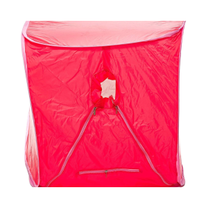 Portable Steam Sauna Spa | Personal Indoor Tent With Steamer For Theraputic Relaxation, Red