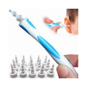 Earwax Remover, Safe Spiral Ear Wax Removal Tool, 16 Pcs Ear Cleaner with Soft Replacement Tips Ear Wax Removal Kit Ear Wax Remover for adults & kids