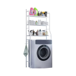 In-House Storage Metal Rack 3-Layer, Use Shower, Toilet, Bathroom & Washing Machine Storage Rack