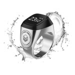 Zikr Smart Tasbih Ring 18mm Silver