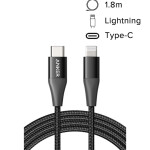 Charging Cable For Apple iPhone 11/11 Pro/11 Pro Max/X/XS/XR/XS Max/8/8 Plus Black
