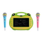 P06 Karaoke Video Learning Tablet With 2 Mic, 7-Inch, 16GB, 4G LTE, Wi-Fi, Green