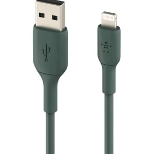 Boost Lightning To USB-A Data Sync Charging Cable Midnight Green