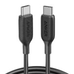 Ultra-Durable High Speed Charging And Syncing USB-C to USB-C Cable Black