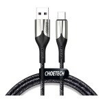 5A Fast Charging Cable Nylon Braided For Huawei Black