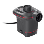 12V Quick-Fill Dc Electric Air Pump - Black Black/Red 14.2x14.2x12.4cm