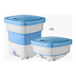 Mini Portable Folding Washing Machine 1.8 kg 135 W WMWB001 White/Blue