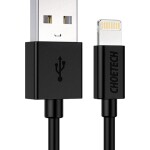 1.2- Meter Cable USB A To Lightning MFI Black