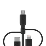 Boost Charge Universal Cable 3-in-1 Lightning/Micro USB/USB-C 1Meter Black