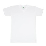 3 - Pieces RAYAN V Crew Neck Undershirt Cotton 100% white T-shirt