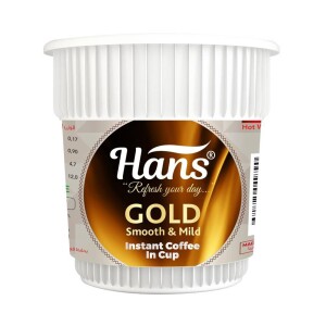 Hans Gold Instant Coffee In Cup 6 Piece
