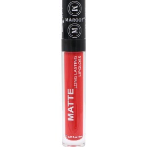 MAROOF Matte Long Lasting Lipgloss 8ml 09 Tempting Red