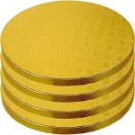 Rosymoment Gold Round Cake Board 12Inch Size 30 Cm
