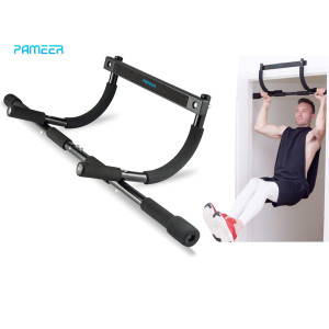 24 inch to 32 inch Pull Up Bar, Pull Up Bar, Portable Door Pull Up Bar, Screwless Bar, Upper Body Workout Bar with Foam Grip