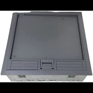 Cable Management System -Electrical Raised Floor Outlet Box with 3 Compartments