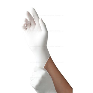 Bio Safety (BOS) Latex Gloves Powdered - Ultra Strong Gloves - Ideal for HealthCare, Home, Cleaning, and Food Preparation purposes 