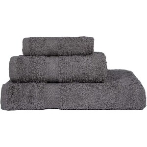 Supreme Quality Towels, Premium 100% Cotton, Ultra Soft, Highly Absorbent, Luxurious 3-piece Hand, Bath & Face Towel, 550gsm, Charcoal Gray