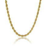 24K High Quality Gold Plated Chain Necklace for Women 45CM