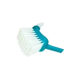 Cleano Dish Washing Brush Handle & Ergo-Grip Blue-White, Dish Brush Flexible Ergonomic Design With Hanging Hole