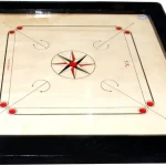 Leostar Carrom Board with Coins & Striker, Size-42x42-Inch