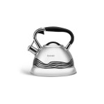 EDENBERG 3.0L Kettle with Nylon Handle | Stovetop Kettle for Water & Tea | Food Grade Stainless Steel Tea Kettle with Nylon Handle | Silver, 3.0L