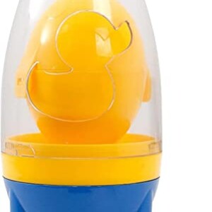 DLORKAN Protein and Yolk Mixer, Silicone Shaker Hand-Operated Golden Egg Maker White and Egg Yolk Golden Egg Mixer Kitchen Cooking Gadget Tool Egg Maker
