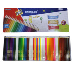 50 Color Pencil Set for Artists Kids Sketchers Students Colouring Drawing Pencils Gift for Birthday Art Kit Drawing Set Metal