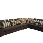 GLF201 CORNER SOFA SET - BACK FOAM-WITH PILLOWS