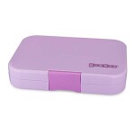 Bento Box for Adults & Lunch Boxes for Kids by Yumbox 6 Compartments Portion Lunch Box Food Graded Materials BPA Free & Leak-proof- (Lila Purple)
