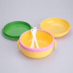 Lunch Box 1PC Burger Hamburger Shape Round Lunch Boxs for Kids Food Containers Japanese Bento Sushi Set Lunchbox Healthy Plastic Food Box Food Storage