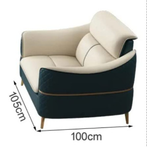 Western Style Sponge Cushion Leisure L shaped Corner Fabric Sofa Velvet (left, Blue)