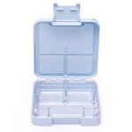 TM Lunch Box for Kid School Bento Light Blue Color for Kids| 4 Compartments| BPA FREE|LEAK PROOF| Dishwasher Safe | Back to School Season