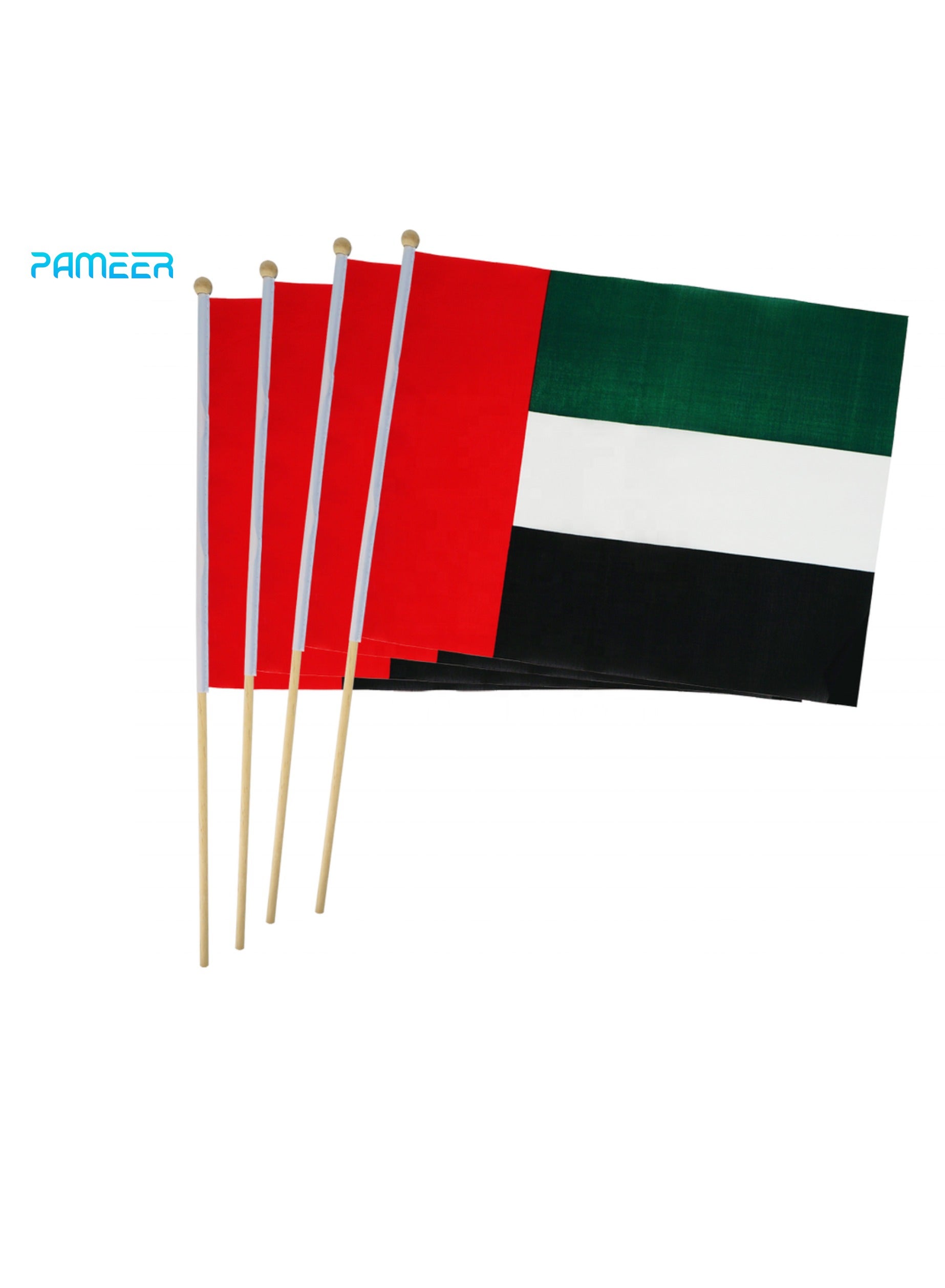 12 Pcs UAE National Day Celebration Flags Hand Held Flags Emirati ...