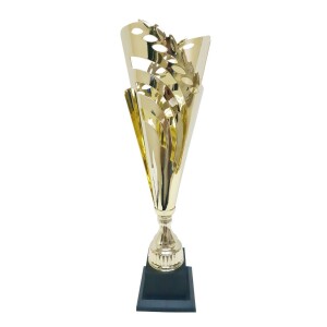 Trophy with Resin Decoration Electroplating Ornaments Spall