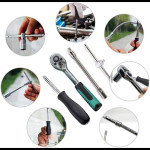 Tool Kits Set Household Tool Sets Professional 46Pcs Spanner Socket Wrench Repair Tool