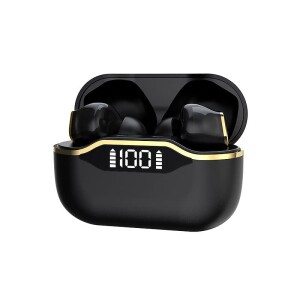 T28 Wireless Bluetooth Headphones, TWS Fingerprint Touch Earbuds, Digital Display Smart, HiFI Stereo In-Ear Wireless Sports Earbuds?black?