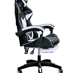(MAF-3226)-Racing-inspired gaming chair Rolling swivel task chair, executive reclining office chair with relaxing lumbar support, and ergonomic video chair desk chair for youths