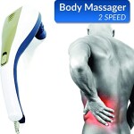 DLORKAN Electric Body Massager For Multi Usage Back Leg and Neck, Full Body Massager, Therapy Massage, Dual Head Massager