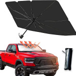 MultiStar, Car Windshield SunShades Umbrella Foldable Car Sun Shade Windshield Fit Sedan SUV Pickup Truck Most Vehicles Car Window