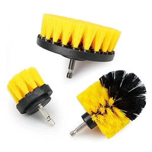 Drill Brush 3 Ways Multifunction Power Brush Cleaner Scrubbing Brushes Household Cleaning Tool for Bathroom Surface, Multicolor, SSZ254