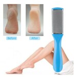3 Pieces Foot File Callus Remover Stainless Steel Foot File Foot Scrubber Feet Rasp Double Side Dead Skin Remover Foot Scraper Foot Sander Foot Care Tool with Plastic Handle, Multicolor