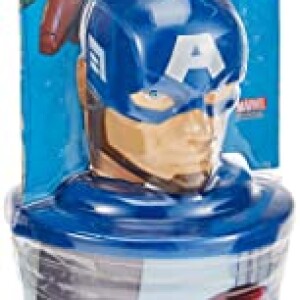 Sip n' Sound Marvel Captain America Recyclable Straw with 400 ml Cup