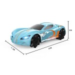 2.4 Ghz Sports Remote Control Car with 360 Rotation, exhaust steam and futuristic design for kids, Remote Control Car for Kids