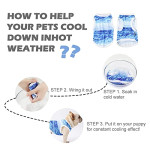  Dog Cooling Vest,Pet Mesh Breathable Cooling Coats,for Small and Medium Dogs Walking Hunting Sports Outdoor Hiking Summe Dog Anxiety Harness (M)