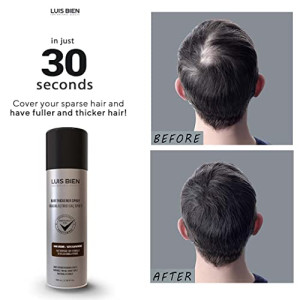 Luis Bien Hair Thickening Spray for Men and Women,Instant Hair Growth-Hair Building Fibers -Full and Thick Hair Instantly-Natural Hair Look 100 ML