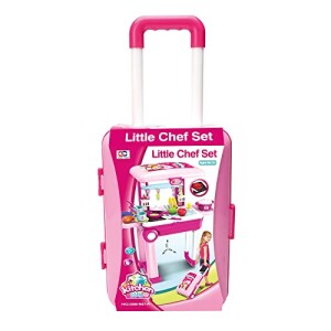 Kitchen Set with Trolley for Kids Girls Birthday Gift