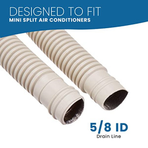 Senville 20 Ft Drain Hose Line for Mini Split Air Conditioner Ductless Heat Pump