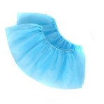 50PCS Blue Disposable Non Slip Boot & Shoe Covers Non-woven Fabrics Elastic Band Shoe Covers