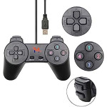 MultiStar, USB 2.0 Wired Game Controller for PC/Raspberry Pi Gamepad Remote Controller Dual Vibration Gaming Joystick Joypad for Desktop 